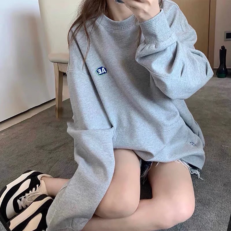 Sweatshirt AE embroidered small label sweatshirt